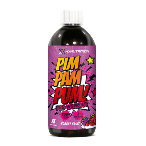 Hx Nutrition PimPamPum! 1L (Pré Work Liquide) Fruit rouge