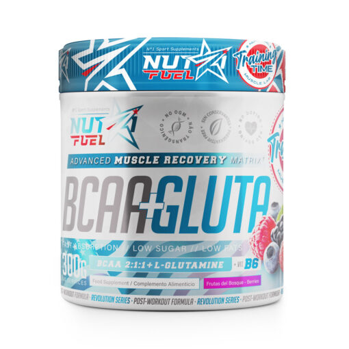 NutriFuel Bcaa + Glutamine 300g Fruits Rouges