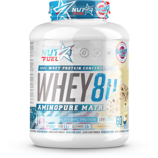 NutriFuel 100% Whey Aminopure SP8011-Arla® 1.814Kg Chocolat Blanc